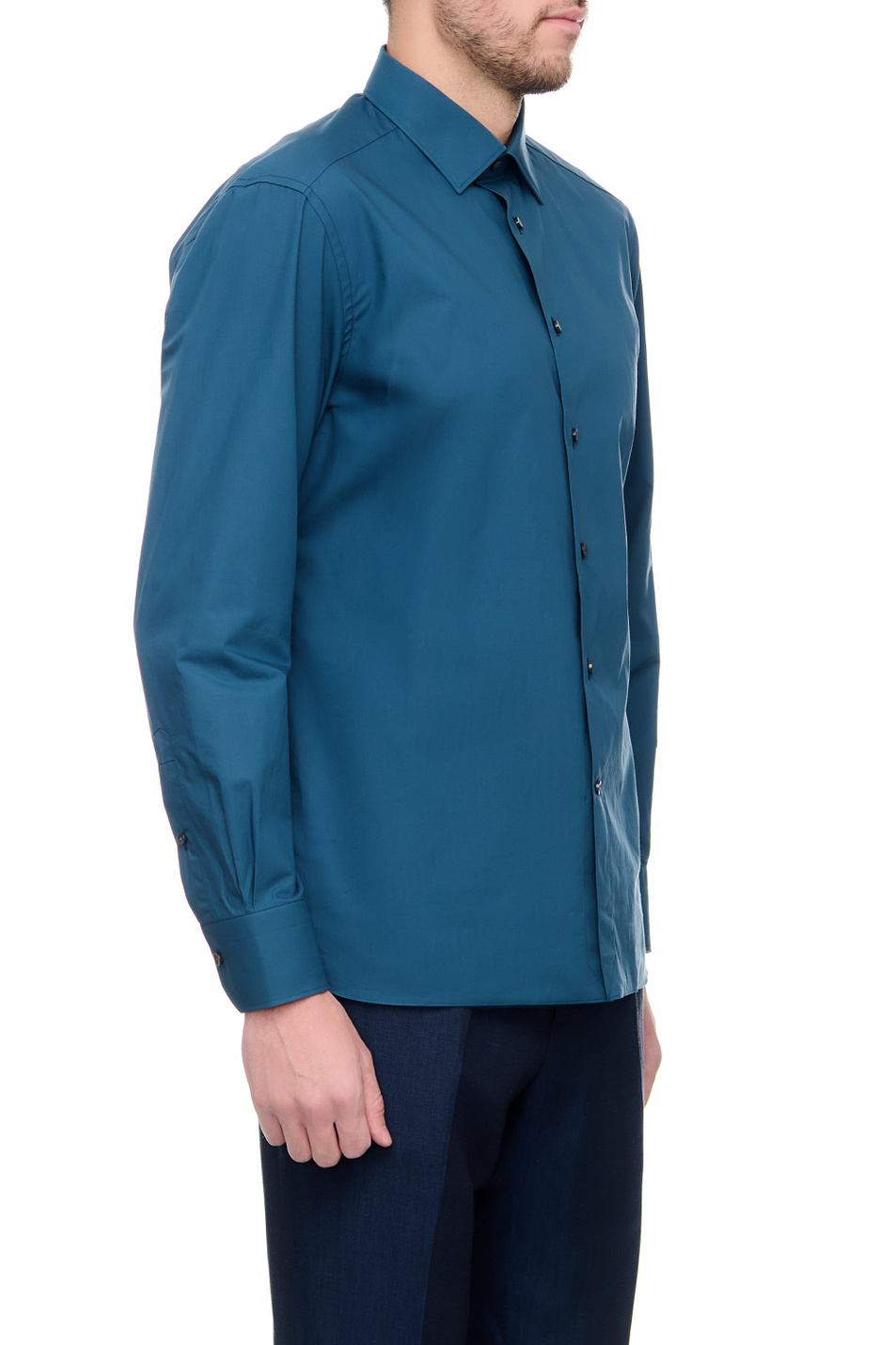 Мужской Zegna Рубашка из натурального хлопка (цвет ), артикул 501071A5-9MS0JI-G | Фото 3