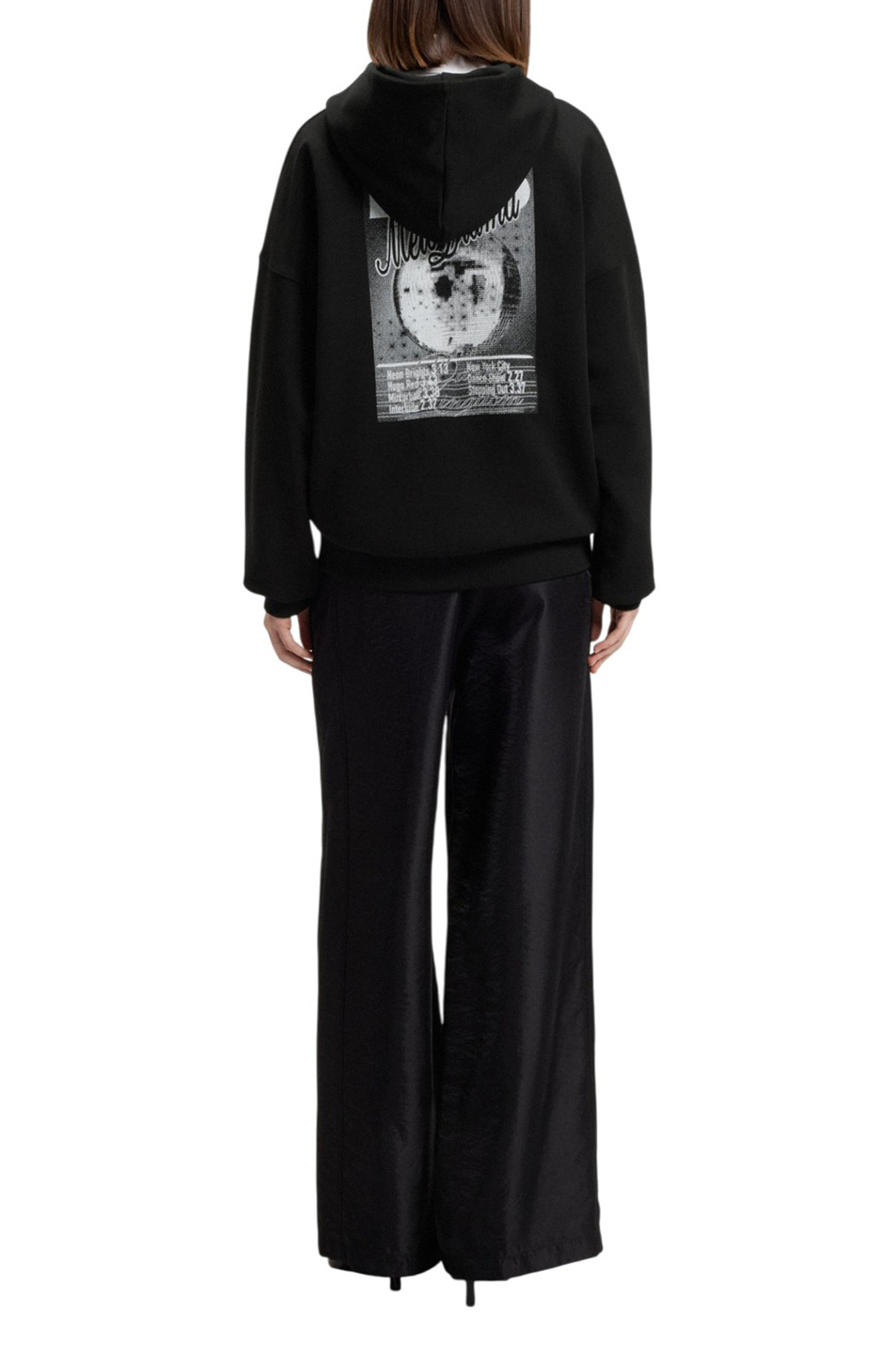 Худи Dalessandra из хлопка|Основной цвет:Черный Женский HUGO Худи Dalessandra из хлопка (цвет ), артикул 50554966 | Фото 4