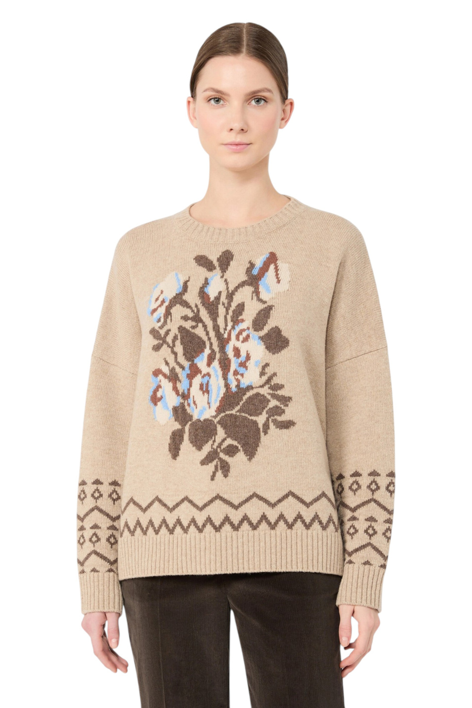 Женский Weekend Max Mara Джемпер PAVIDI из шерсти (цвет ), артикул 2625366232 | Фото 3