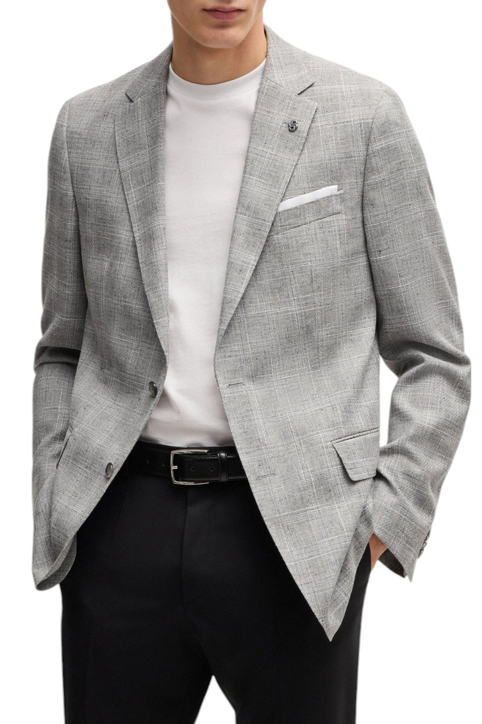 Мужской BOSS Пиджак H-Hutson в клетку (цвет ), артикул 50535057 | Фото 3