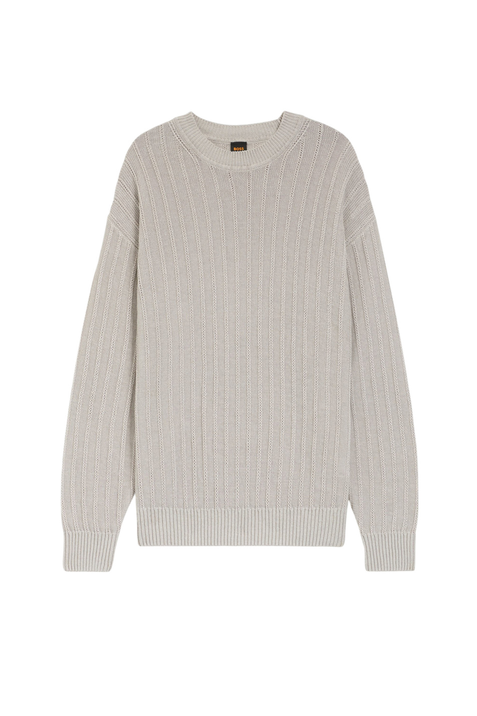 Мужской BOSS Джемпер Kawaii из хлопка и льна (цвет ), артикул 50558720 | Фото 1