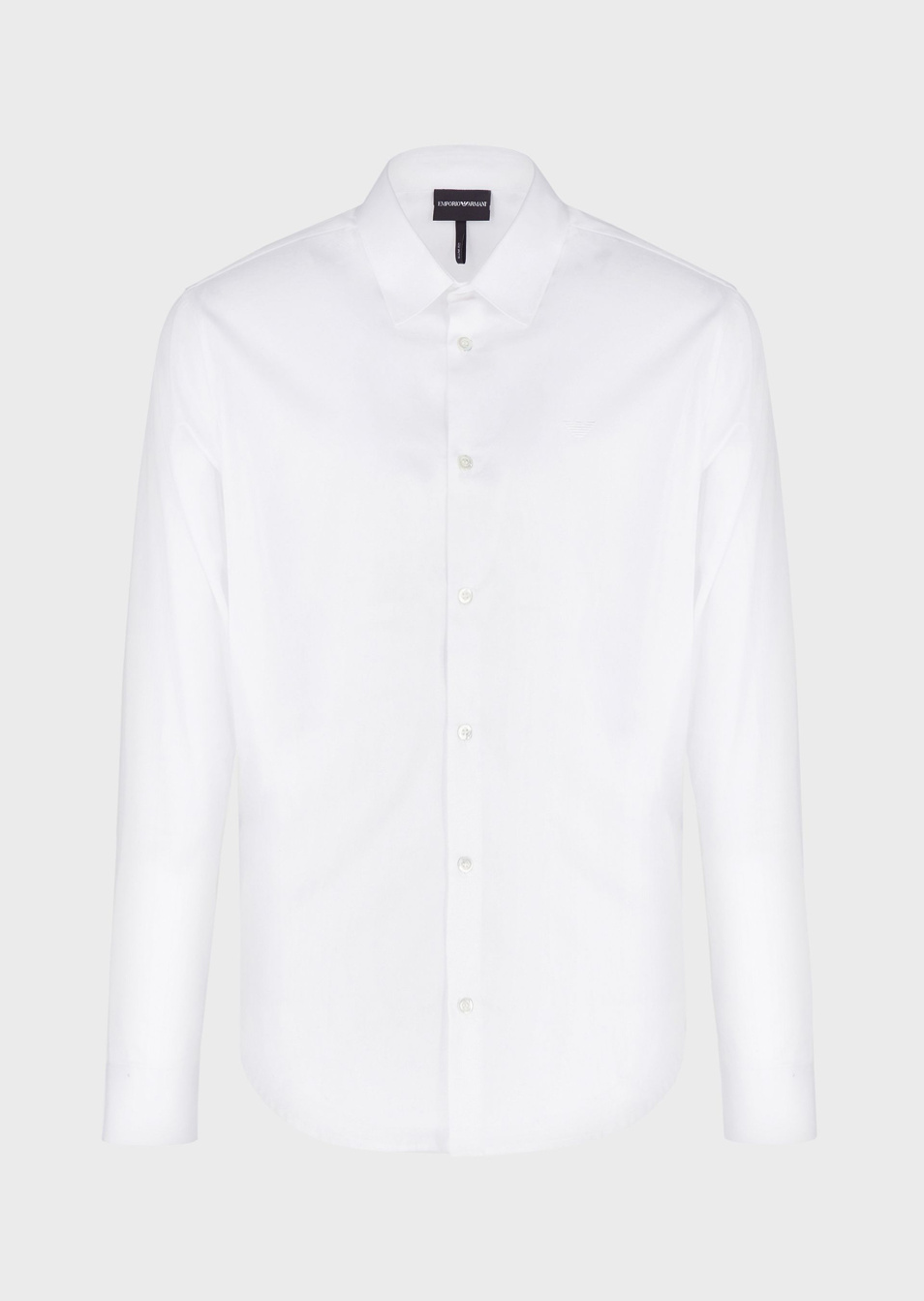 Emporio Armani Рубашка из эластичного хлопка (цвет ), артикул 6H1C09-1NB0Z | Фото 1