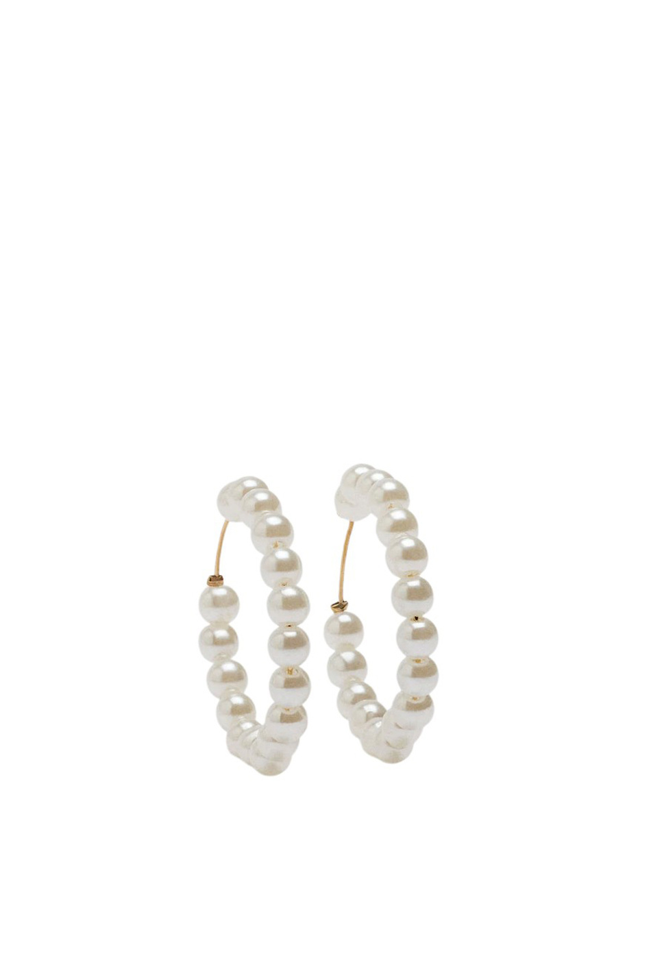 Женский Parfois Серьги-кольца с искусственным жемчугом (цвет ), артикул 239457 | Фото 1