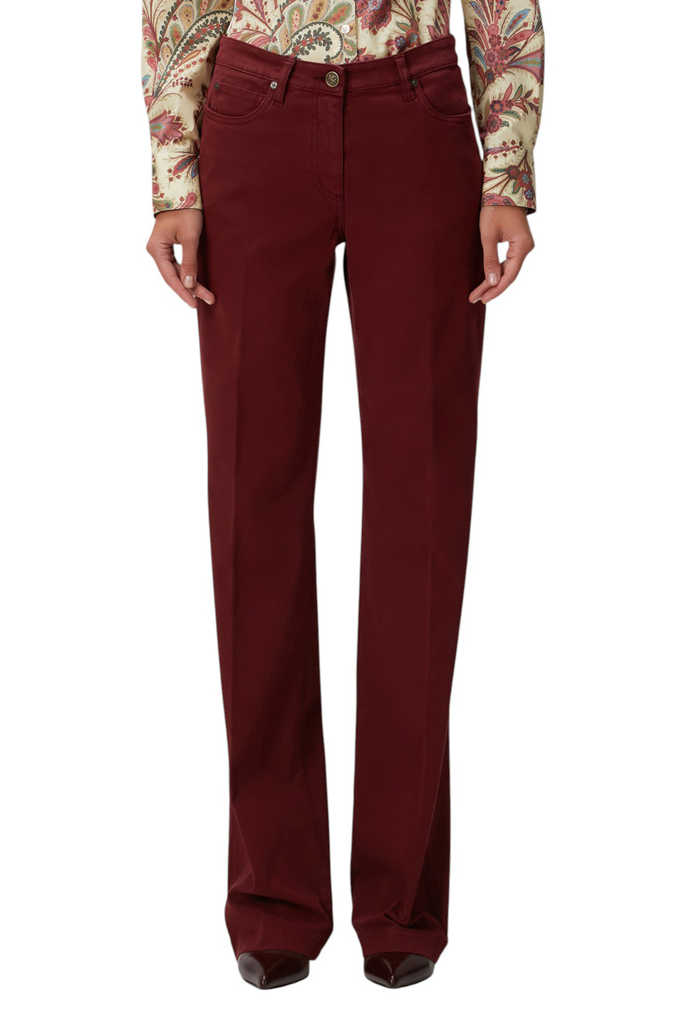 Женский Etro Джинсы из эластичного хлопка (цвет ), артикул WRNB0026AV689F0130 | Фото 4