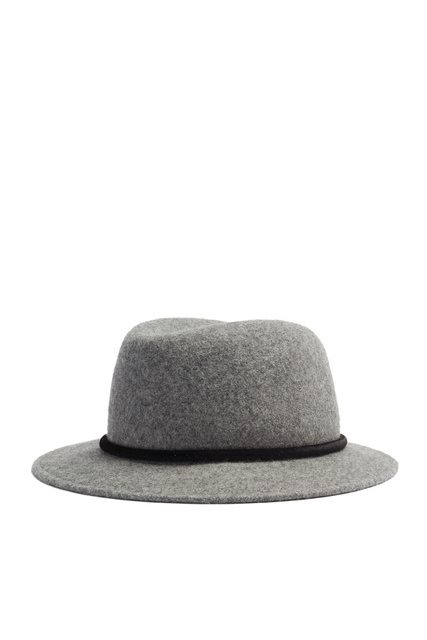 Шляпа из натуральной шерсти|Основной цвет:Серый|Артикул:191703 | Фото 1