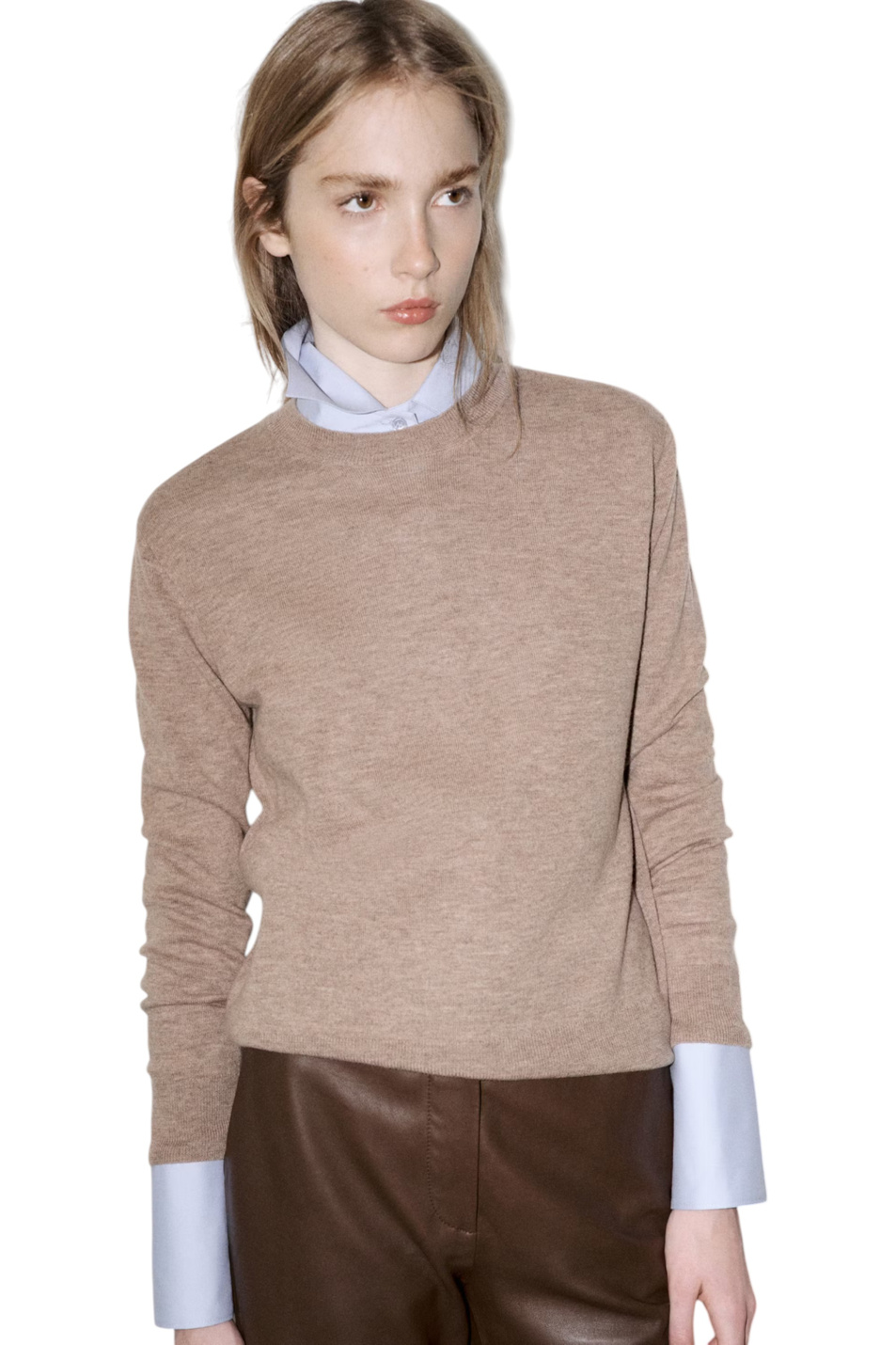 Женский Mango Джемпер SERRANO из шерсти (цвет ), артикул 37015843 | Фото 3