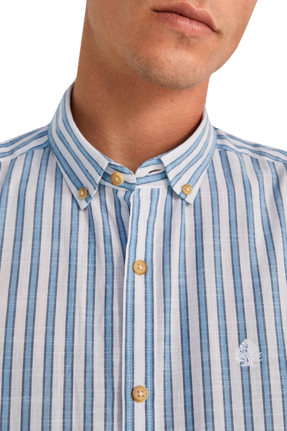 Springfield Рубашка из натурального хлопка в полоску (цвет ), артикул 0944014 | Фото 3