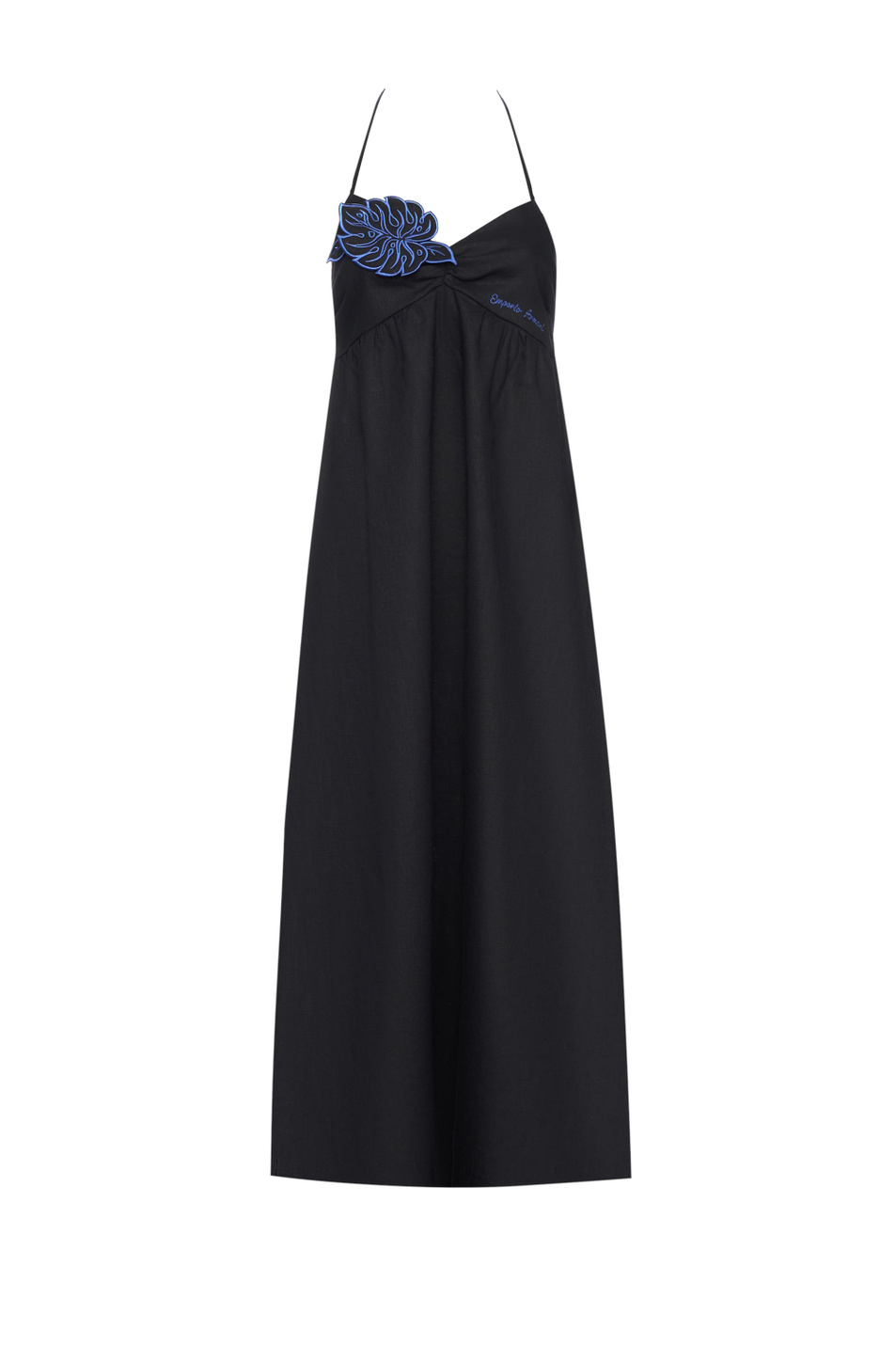Женский Emporio Armani Платье из льна и вискозы (цвет ), артикул EW000818-AF12201 | Фото 1