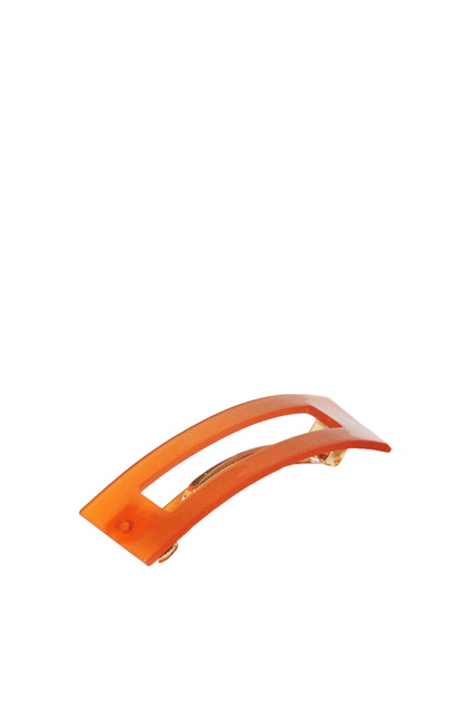 Заколка для волос из смолы|Основной цвет:Оранжевый|Артикул:207717 | Фото 1