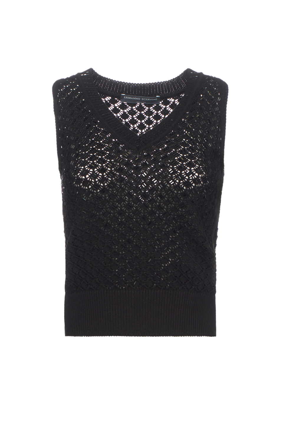 Женский ERMANNO SCERVINO Топ трикотажный (цвет ), артикул D485L318CTYLE | Фото 1