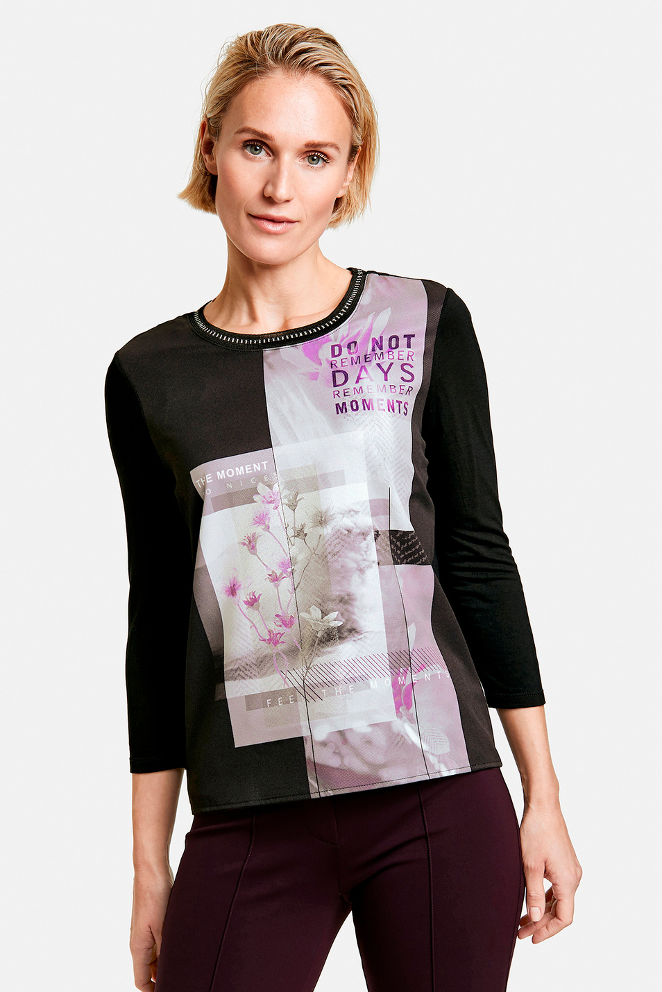 Женский Gerry Weber Лонгслив с рукавами 3/4 и принтом (цвет ), артикул 470361-35161 | Фото 3