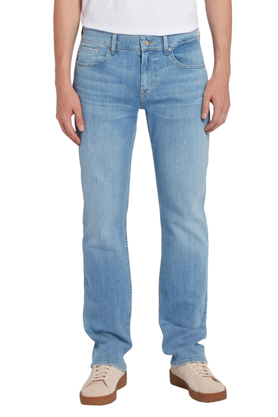 Мужской 7 for all Mankind Джинсы STANDARD из эластичного хлопка (цвет ), артикул JSMNC120NU | Фото 1