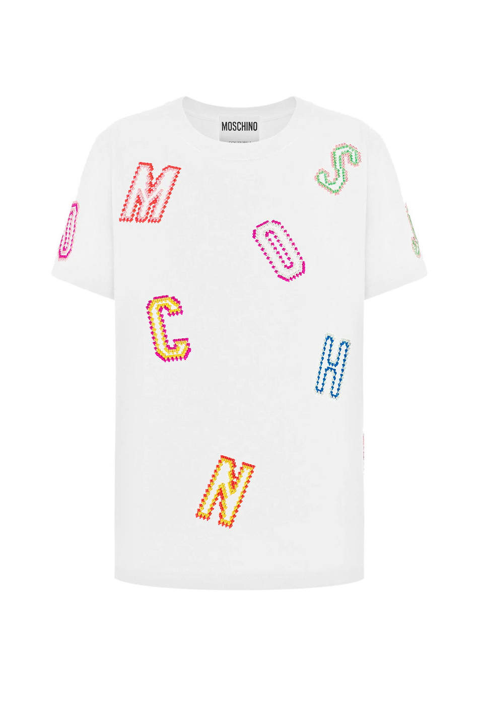 Женский Moschino Футболка из натурального хлопка (цвет ), артикул A0702-0541 | Фото 1