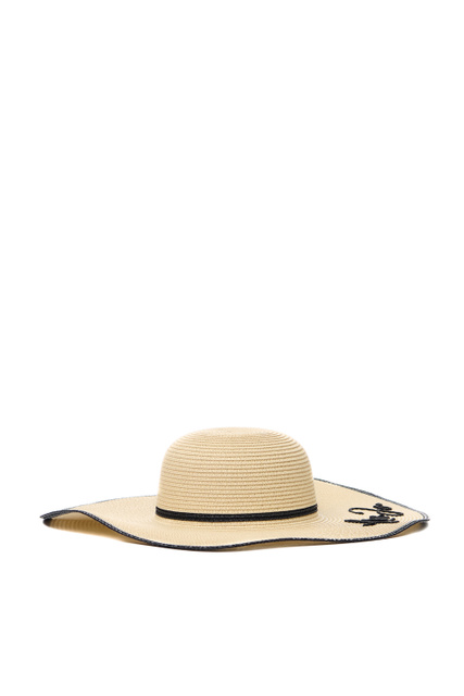 Шляпа с контрастным логотипом|Основной цвет:Бежевый|Артикул:2A3103T0300 | Фото 1