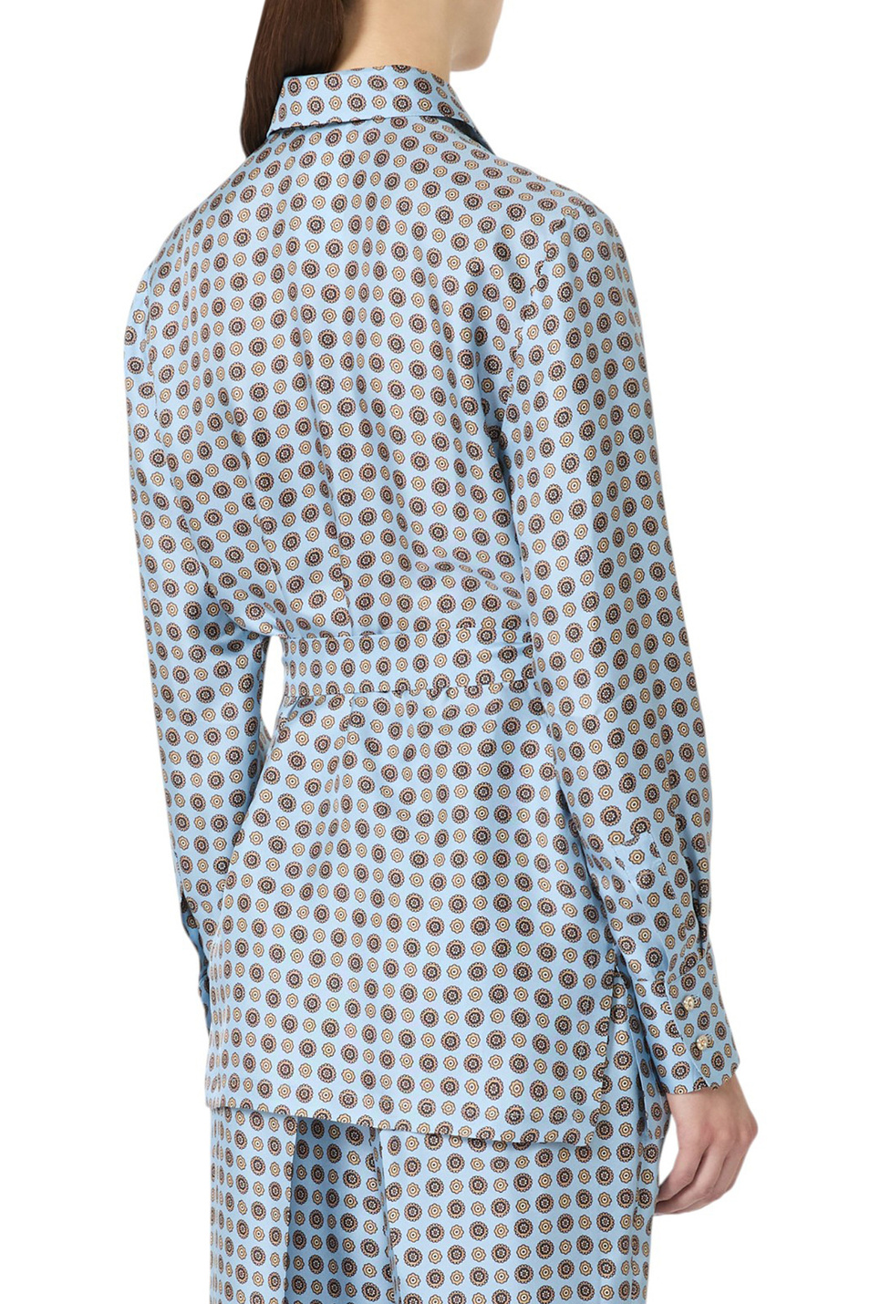 Женский Max Mara Блузка BOCCALE из шелка (цвет ), артикул 2526196021 | Фото 4
