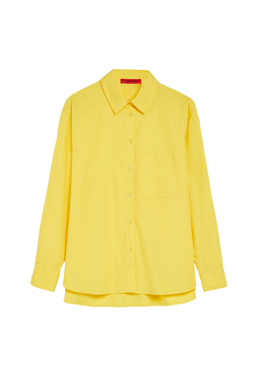 Рубашка VELOURS из натурального хлопка|Основной цвет:Желтый|Артикул:71111423 | Фото 1