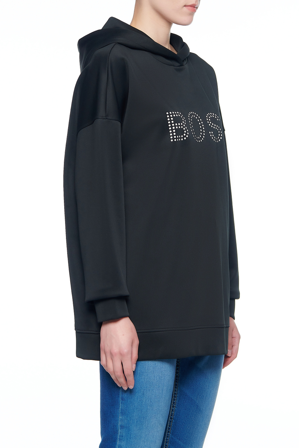 BOSS Толстовка с капюшоном и логотипом на груди (цвет ), артикул 50448399 | Фото 3
