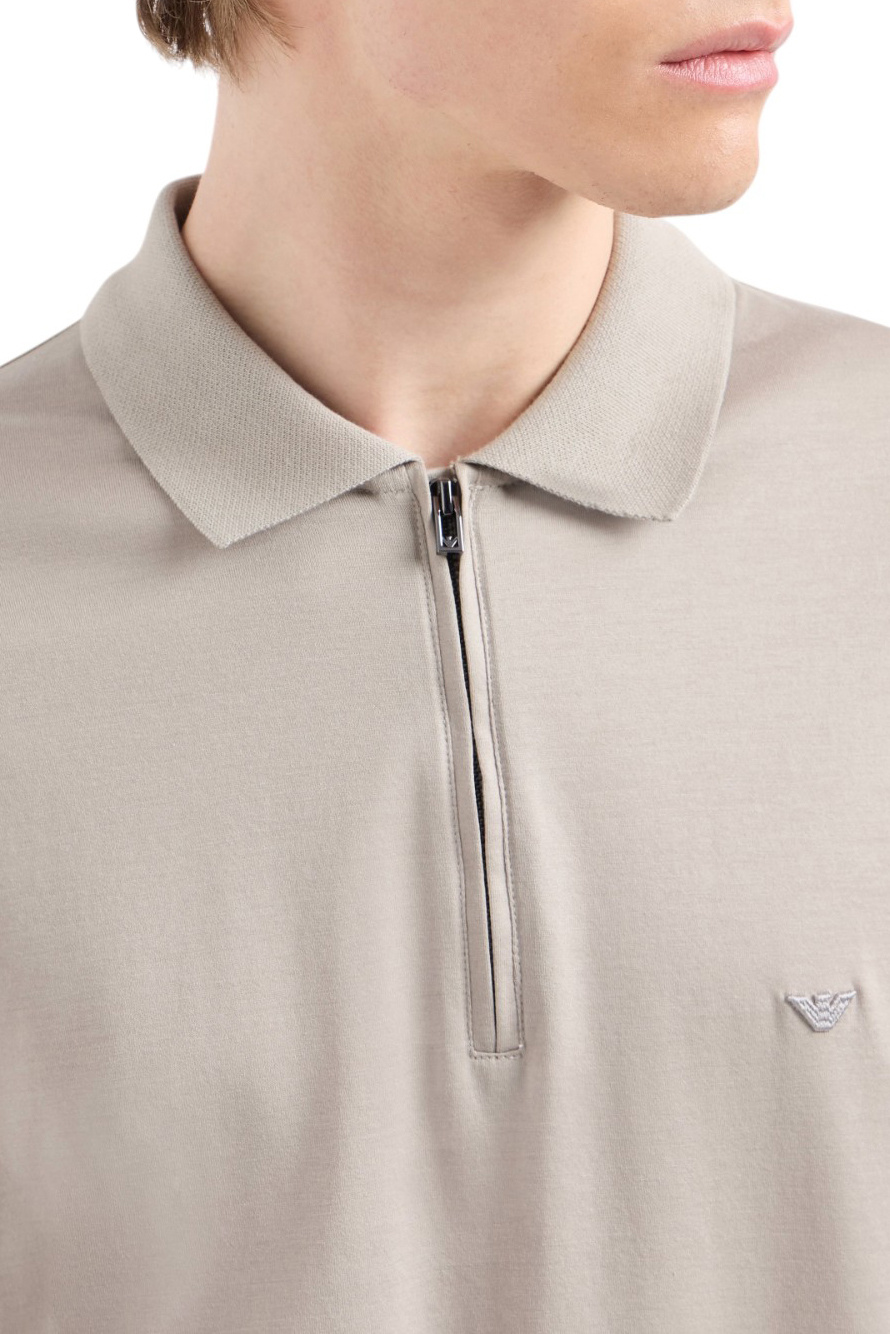 Мужской Emporio Armani Поло с логотипом (цвет ), артикул EM001082-AF10017 | Фото 5