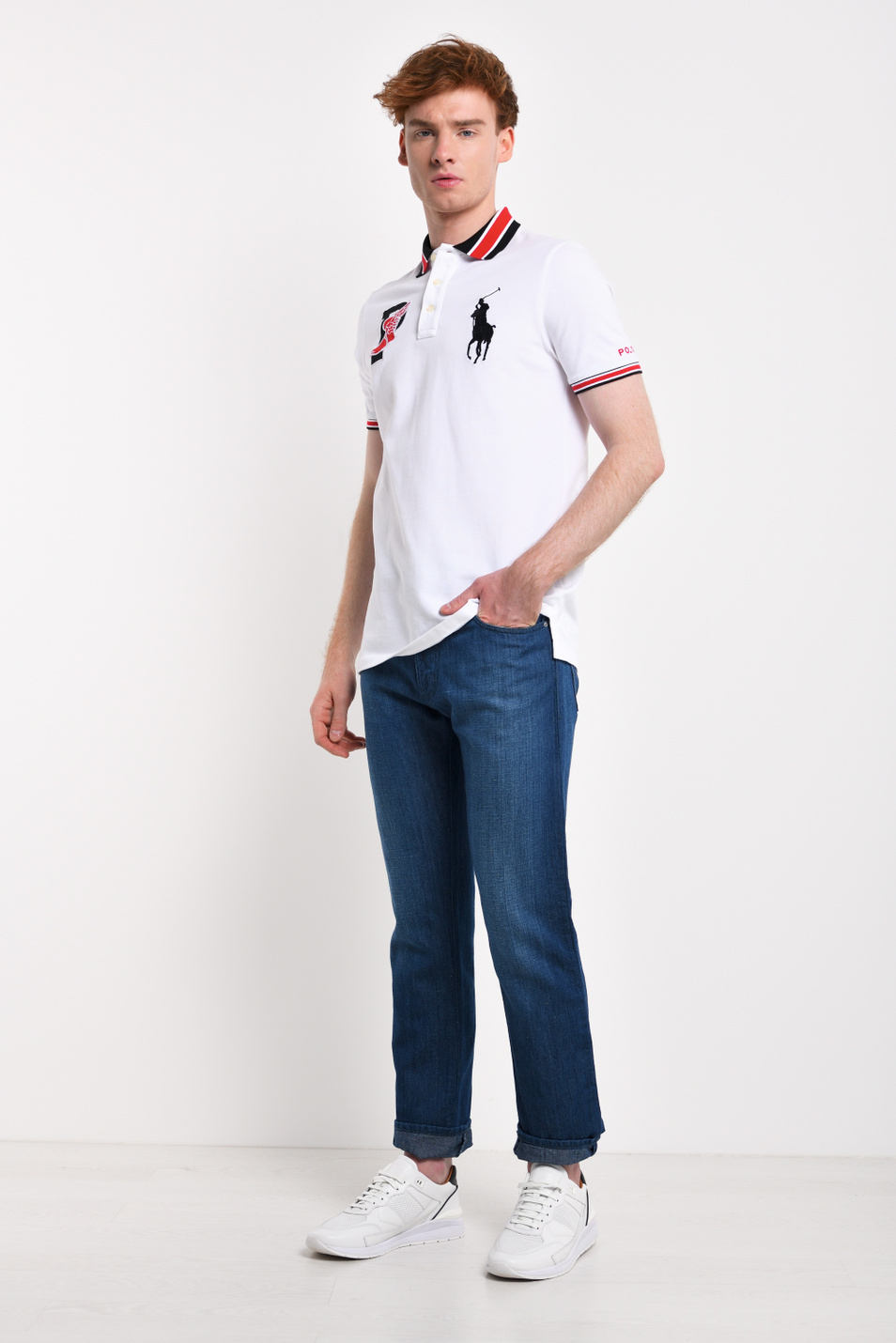 Мужской Polo Ralph Lauren Футболка поло из хлопка (цвет ), артикул 710740444003 | Фото 2