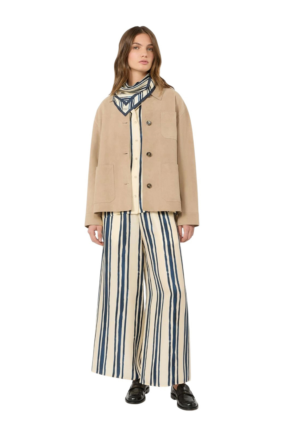Женский Weekend Max Mara Брюки TORTONA из шелка (цвет ), артикул 2625136101 | Фото 2