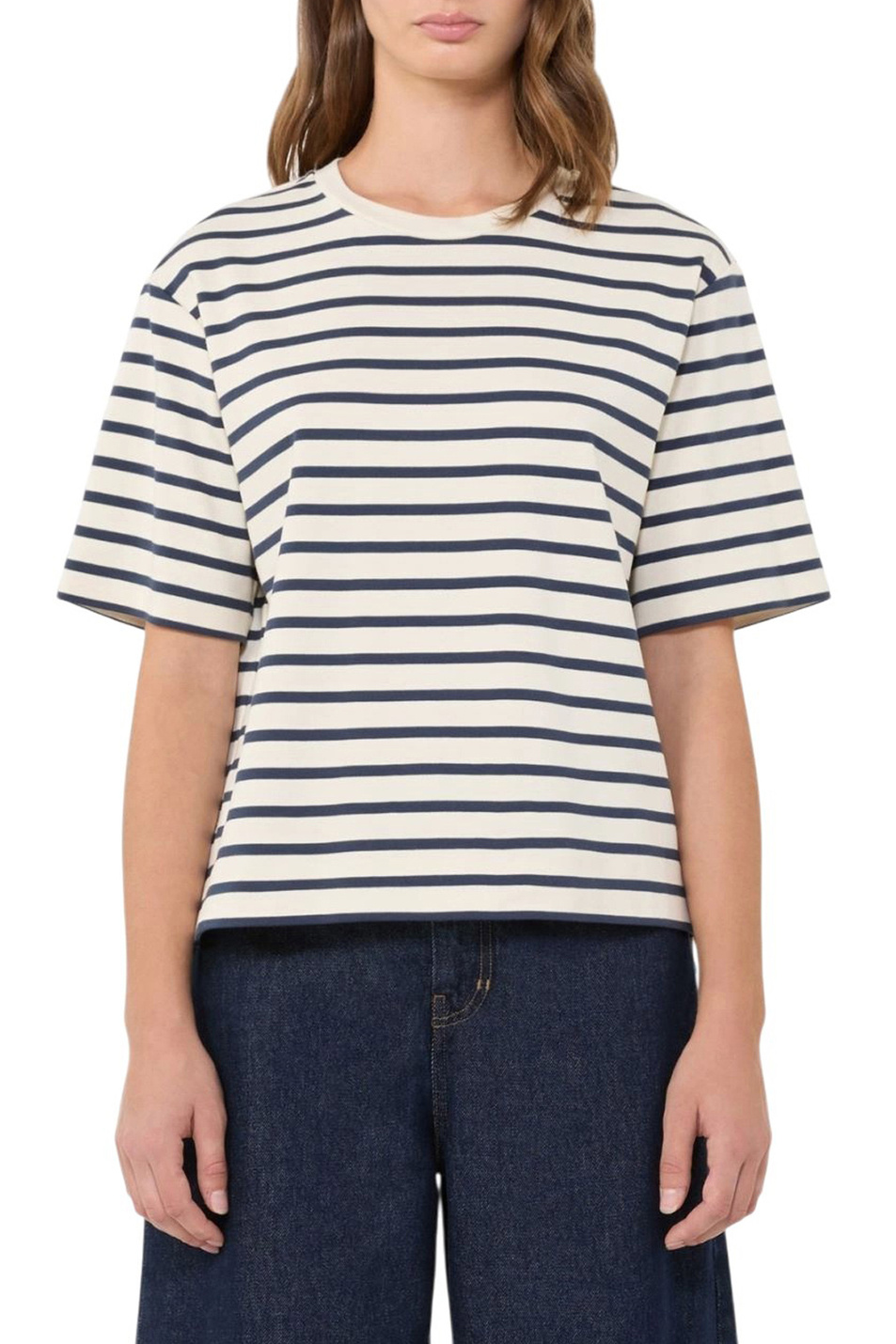 Женский Weekend Max Mara Футболка MULTID из хлопка (цвет ), артикул 2615941031 | Фото 3