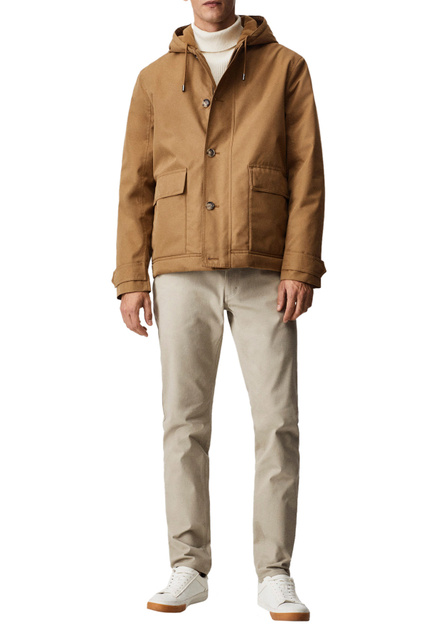 Куртка из водоотталкивающего смесового хлопка PIRAN|Основной цвет:Коричневый|Артикул:37085902 | Фото 2