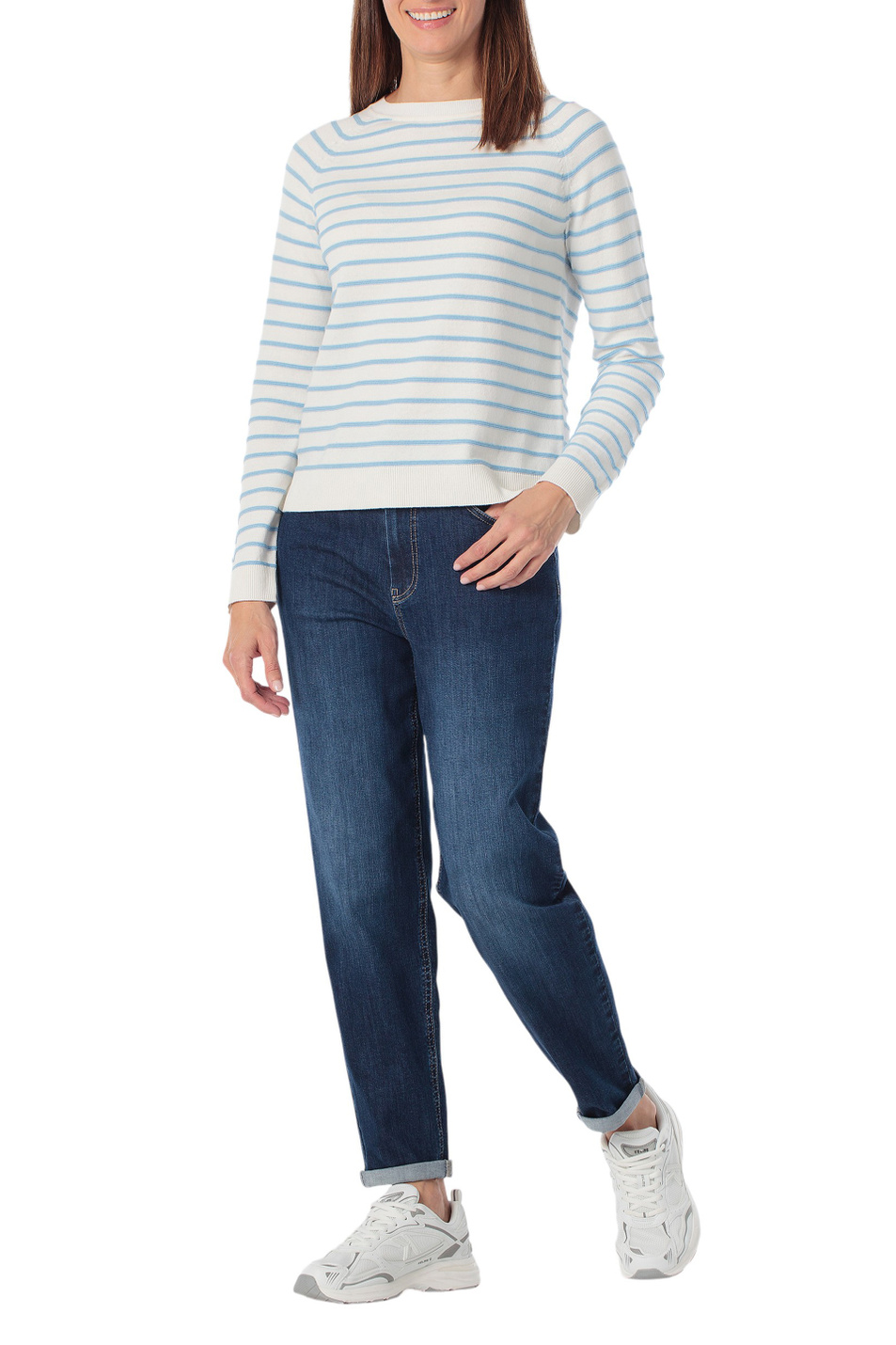 Женский Gerry Weber Джемпер в полоску (цвет ), артикул N66019 | Фото 3