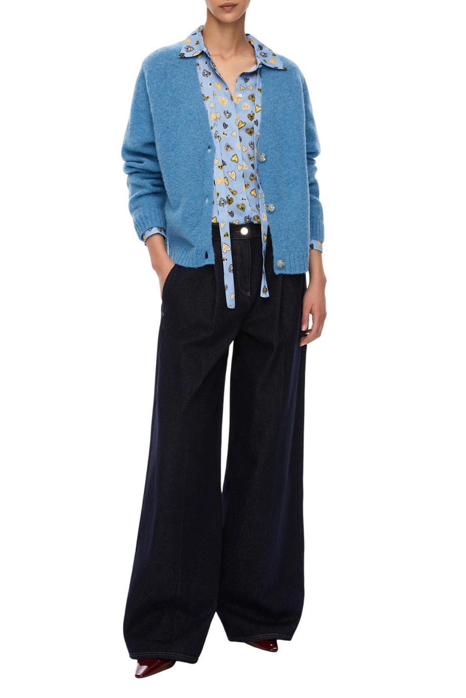 Женский iBLUES Джинсы LAI из хлопка (цвет ), артикул 2527136042 | Фото 2