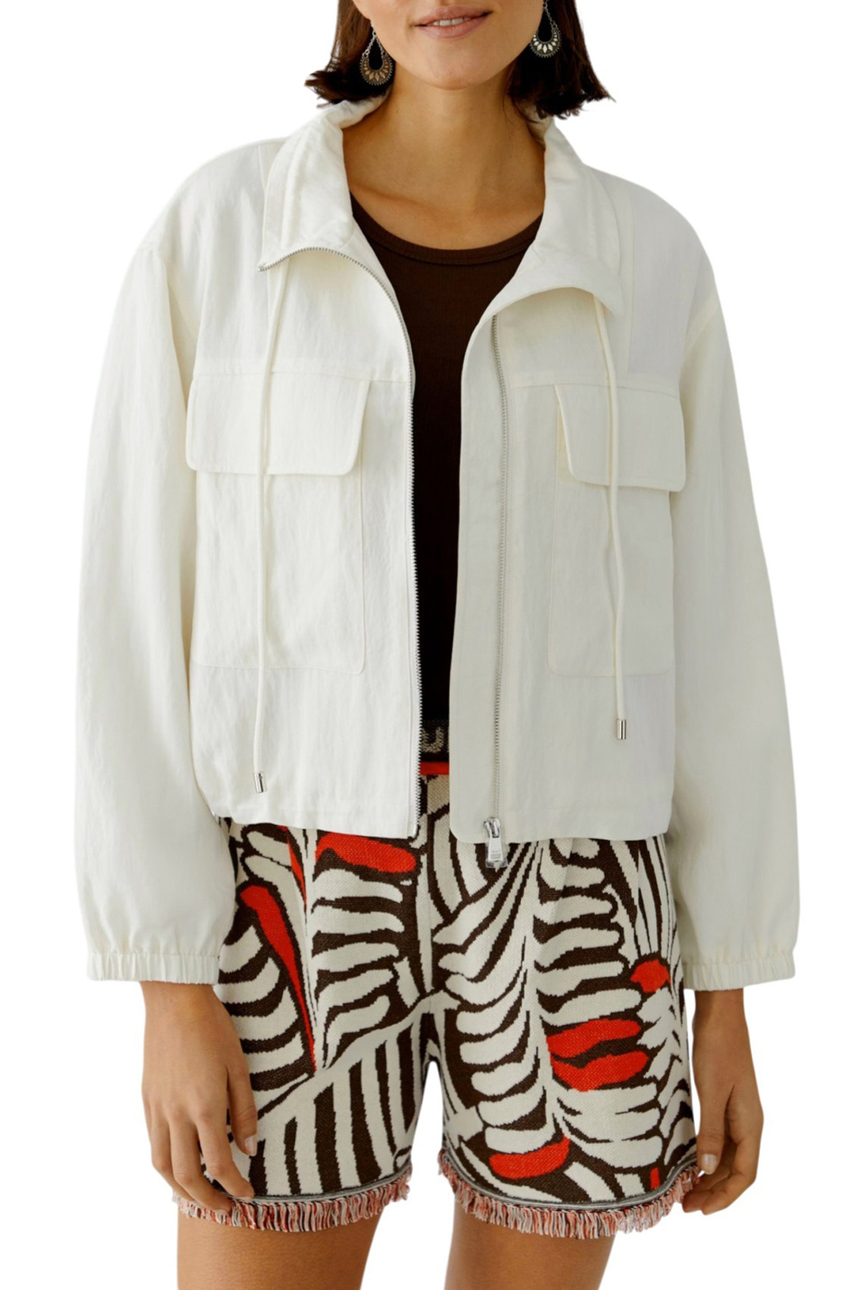 Женский OUI Куртка однотонная (цвет ), артикул 97492 | Фото 4