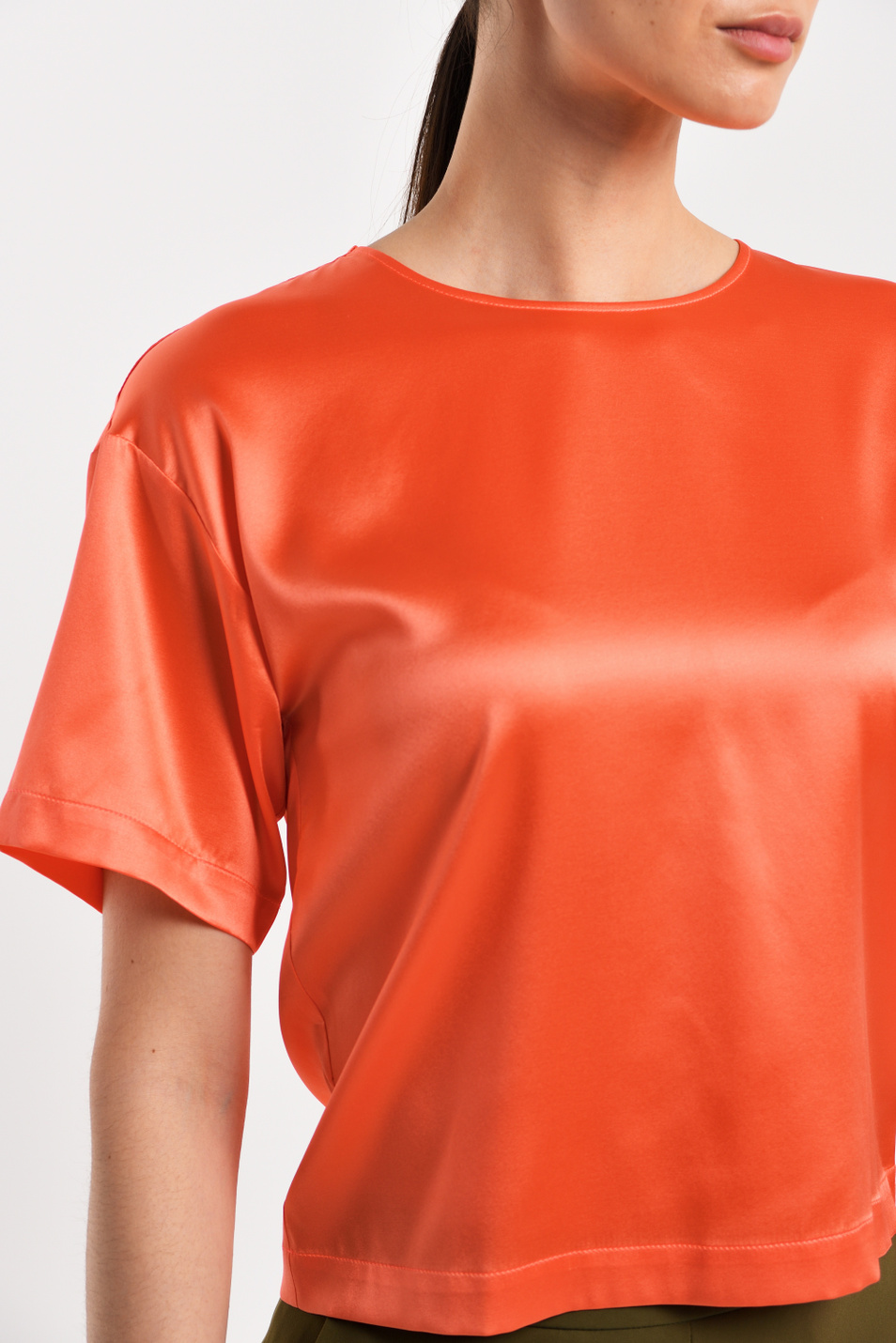 Женский MAX&Co. Блузка из эластичного шелка (цвет ), артикул 61110120 | Фото 2