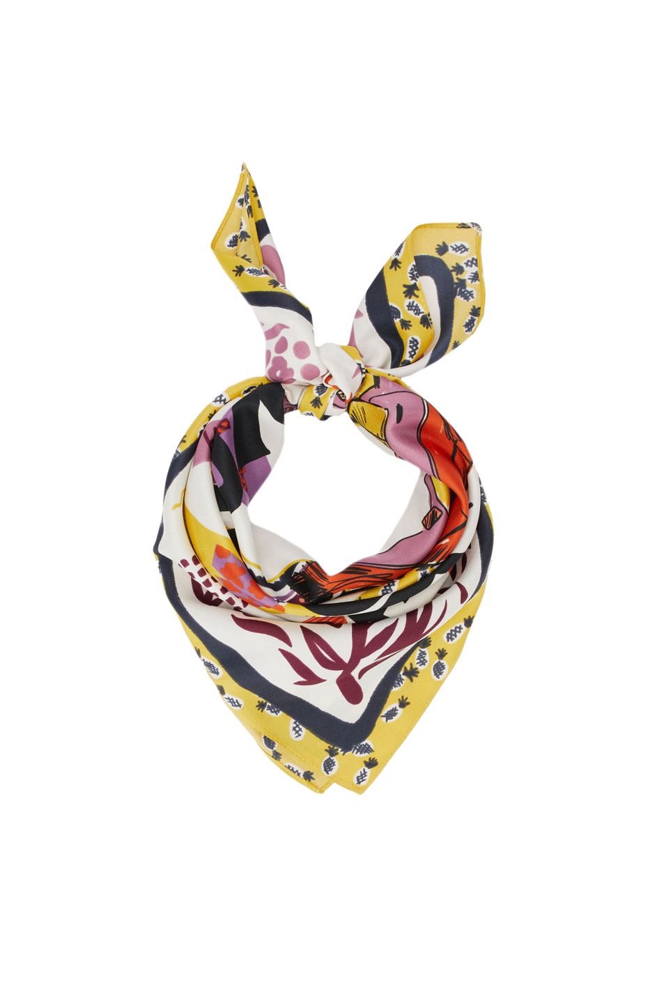 Parfois Квадратный шейный платок с принтом (цвет ), артикул 188473 | Фото 2