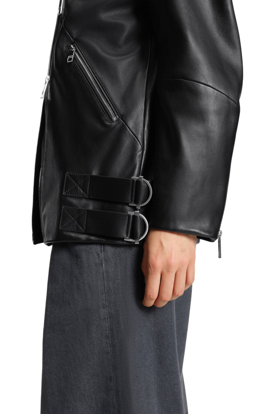 Женский BOSS Куртка Sarica из натуральной кожи (цвет ), артикул 50547474 | Фото 5