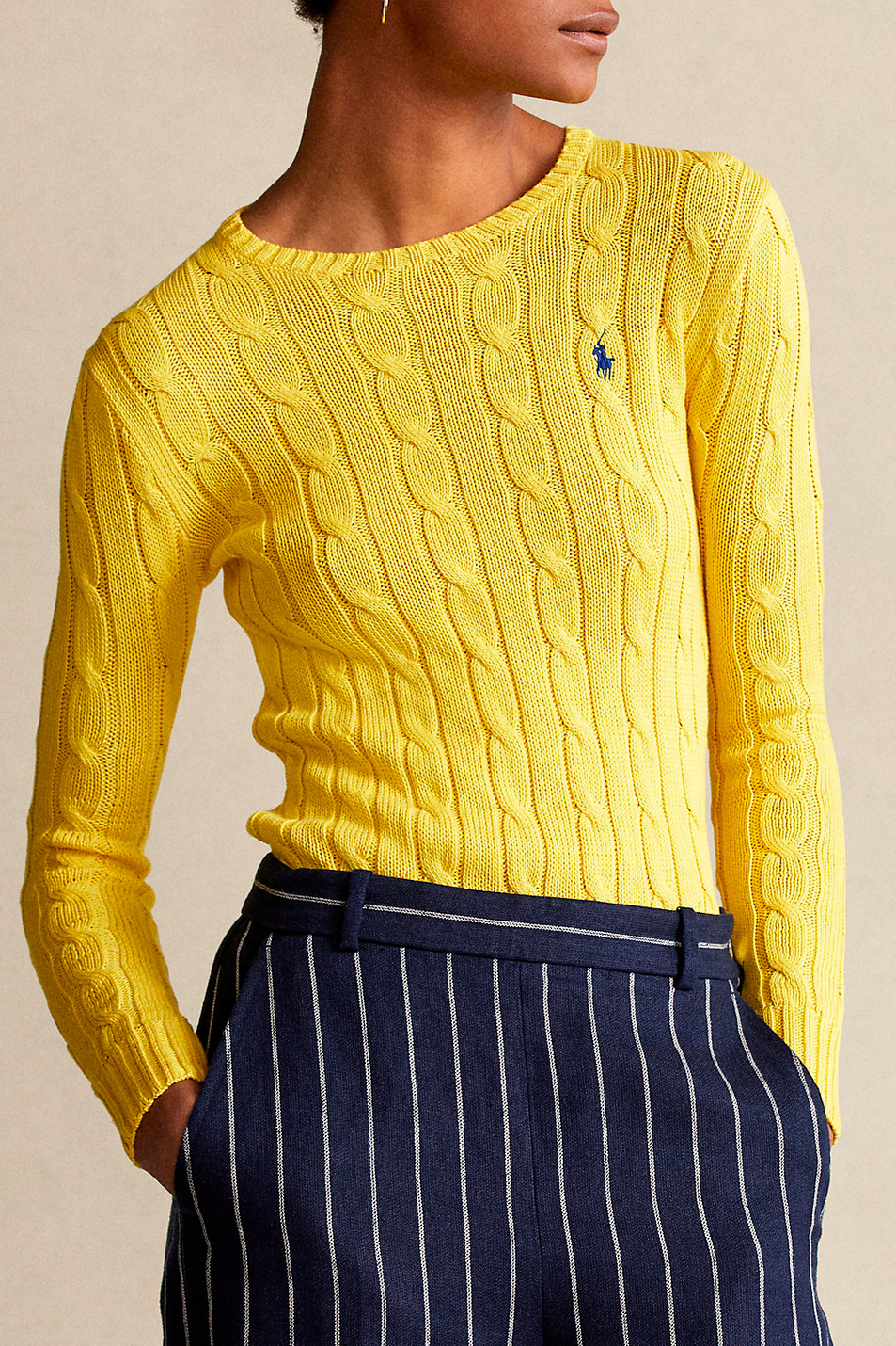 Polo Ralph Lauren Свитер JULIANNA из натурального хлопка (цвет ), артикул 211580009087 | Фото 3