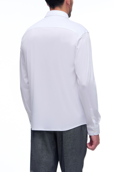 Zegna Рубашка из натурального хлопка ( цвет), артикул VY348-ZZ758-N00 | Фото 4