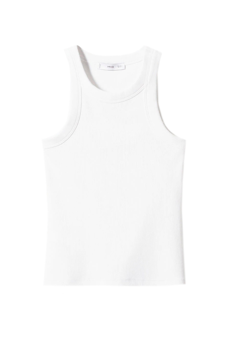 Женский Mango Топ BONI из эластичного хлопка (цвет ), артикул 47087877 | Фото 1