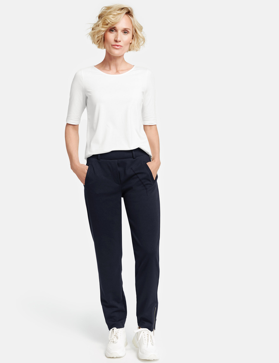 Женский Gerry Weber Брюки прямого кроя (цвет ), артикул 122887-44000 | Фото 3
