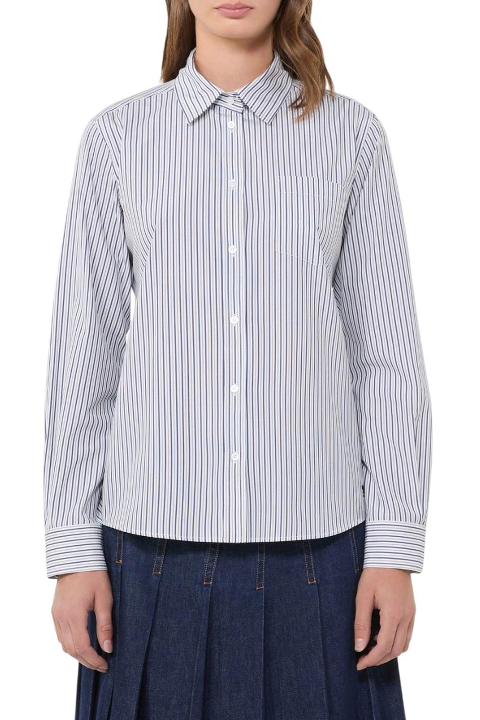 Женский Weekend Max Mara Рубашка BAHAMAS из хлопка (цвет ), артикул 2615111051 | Фото 3