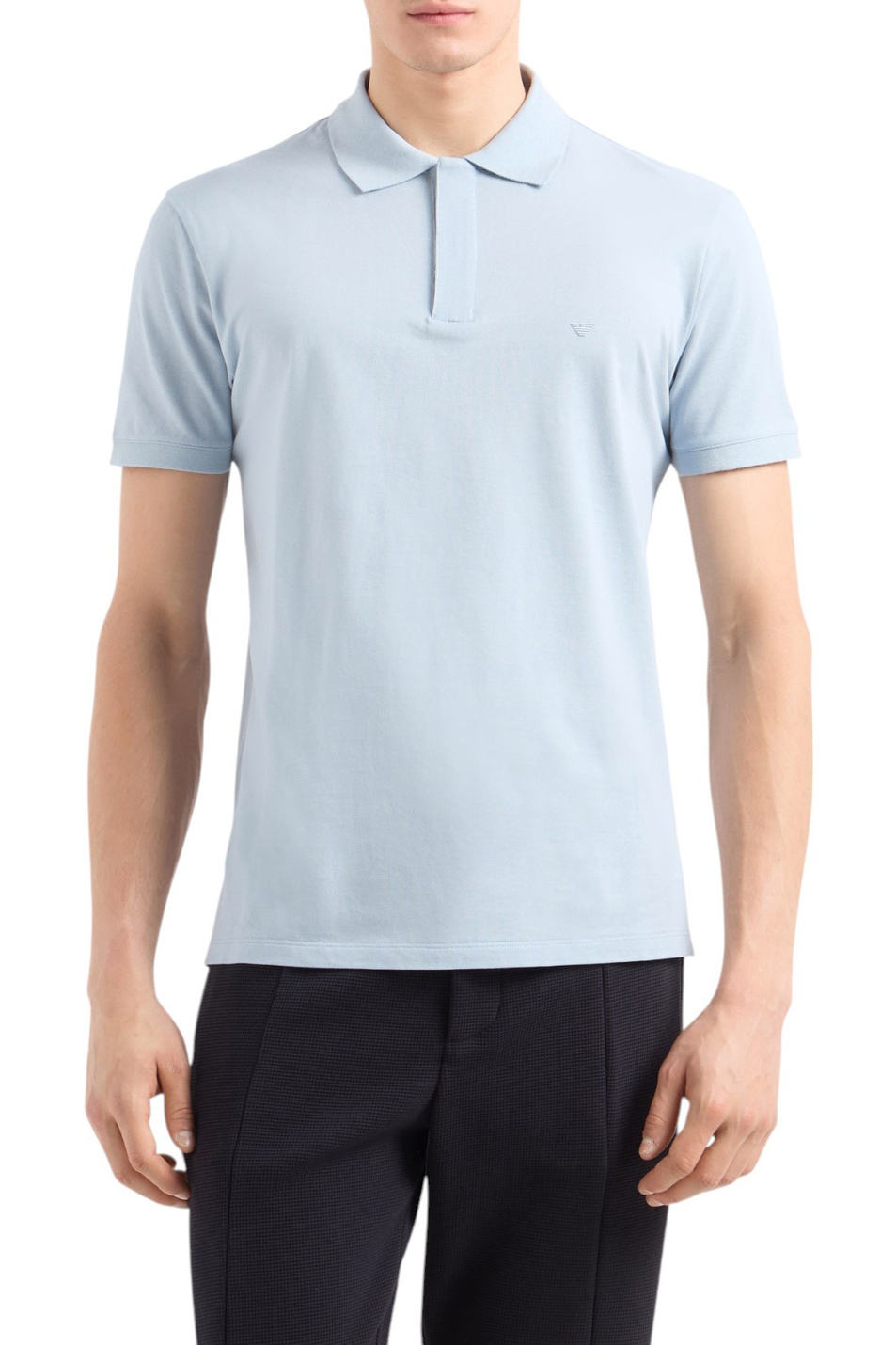 Мужской Emporio Armani Поло из хлопка (цвет ), артикул EM001146-AF13742 | Фото 3