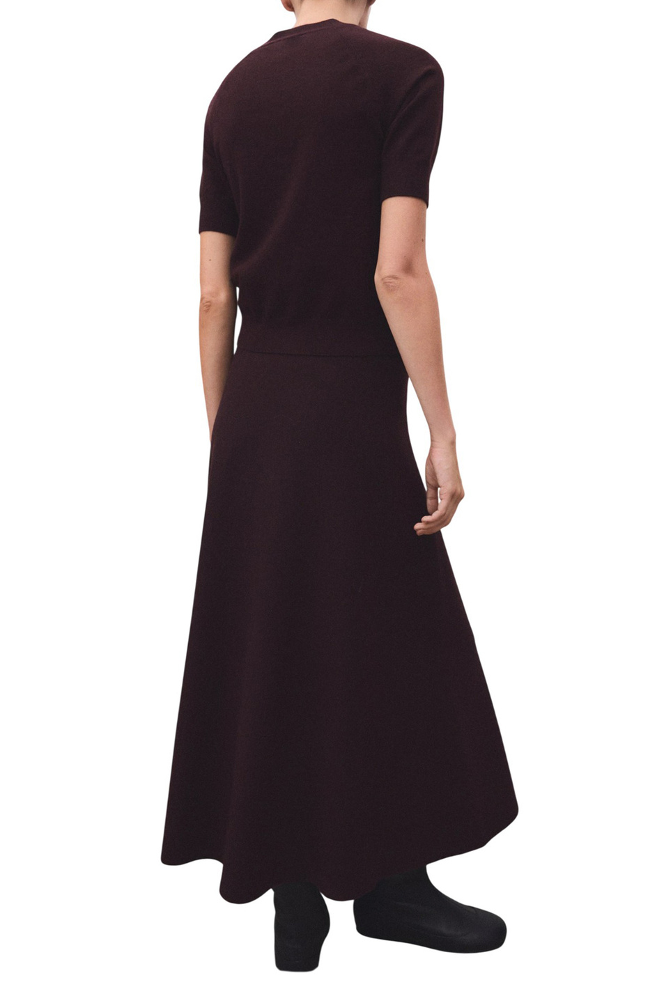 Юбка NURIA однотонная|Основной цвет:Бордовый Женский Mango Юбка NURIA однотонная (цвет ), артикул 17087779 | Фото 4