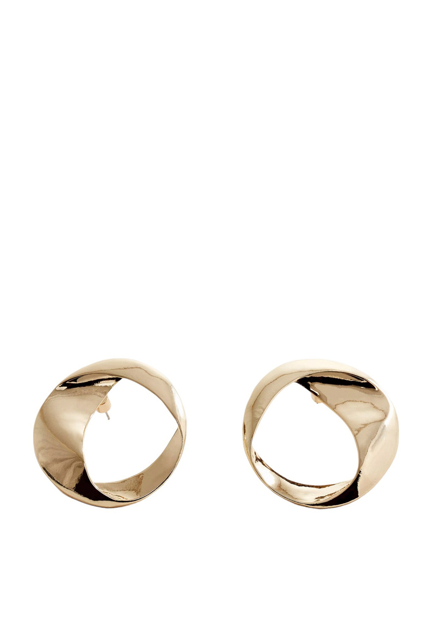 Серьги-кольца FRENESI|Основной цвет:Золотой|Артикул:67024045 | Фото 1