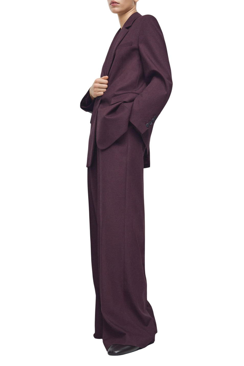 Женский Mango Брюки HIDRA широкого кроя (цвет ), артикул 27011299 | Фото 2