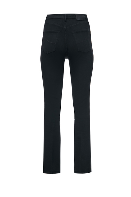 Однотонные джинсы из эластичного хлопка|Основной цвет:Черный|Артикул:VQ03001S3892 | Фото 2
