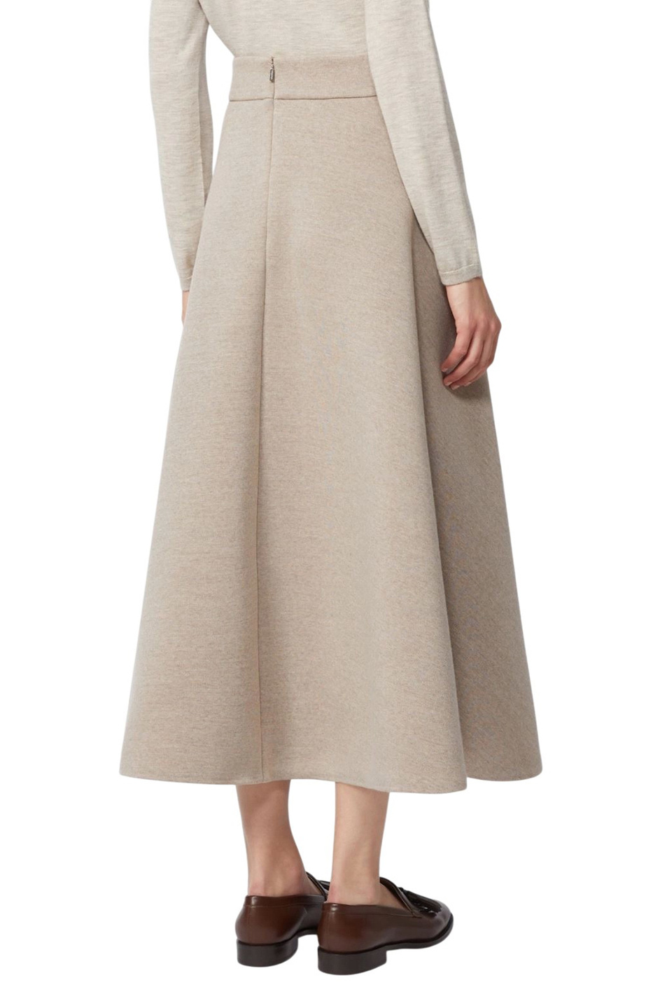 Женский Max Mara Юбка из смесовой шерсти (цвет ), артикул 2611771031 | Фото 4