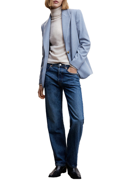 Пиджак MARIPOSA с узором|Основной цвет:Голубой|Артикул:47094762 | Фото 2