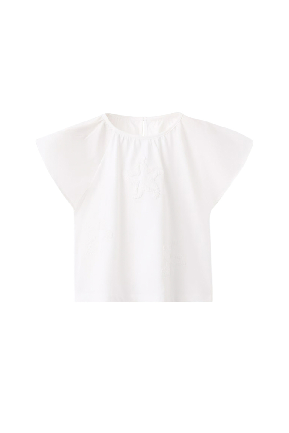 Девочкам Mango Kids Футболка SEASTAR из хлопка (цвет ), артикул 27006751 | Фото 1