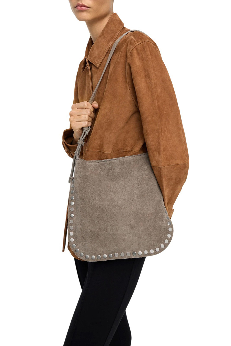 Женский Parfois Сумка через плечо с заклепками (цвет ), артикул 243840 | Фото 5