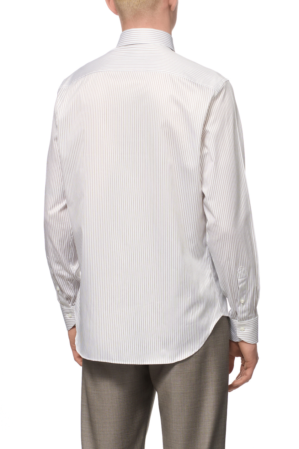 Мужской Canali Рубашка из хлопка (цвет ), артикул NCL7018GR03450 | Фото 5