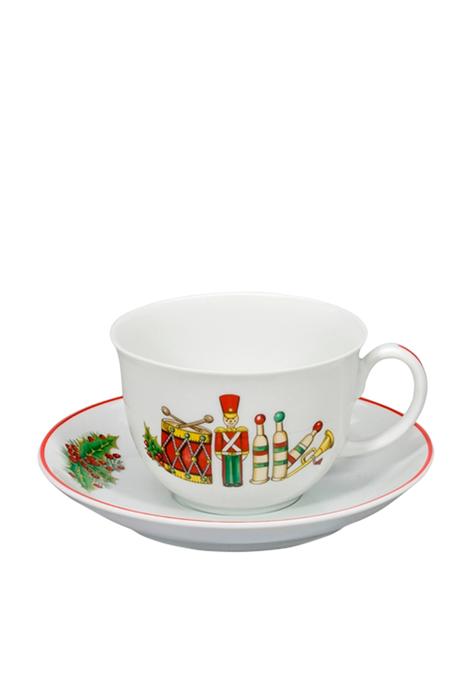 Не имеет пола Vista Alegre Набор чашек чайных с блюдцами CHRISTMAS MAGIC, 278 мл, 12 предметов (цвет ), артикул PF057843 | Фото 3