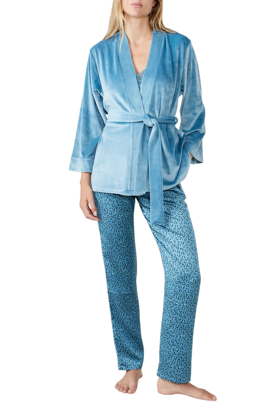 Женский Etam Костюм домашний LAINA (жакет, топ, брюки) (цвет ), артикул 6555995 | Фото 1