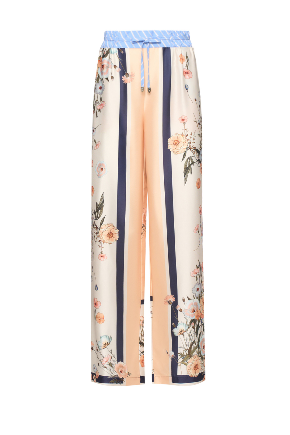 Брюки с цветочным принтом|Основной цвет:Разноцветный Женский Liu Jo Брюки с цветочным принтом (цвет ), артикул WA6358T2555 | Фото 1